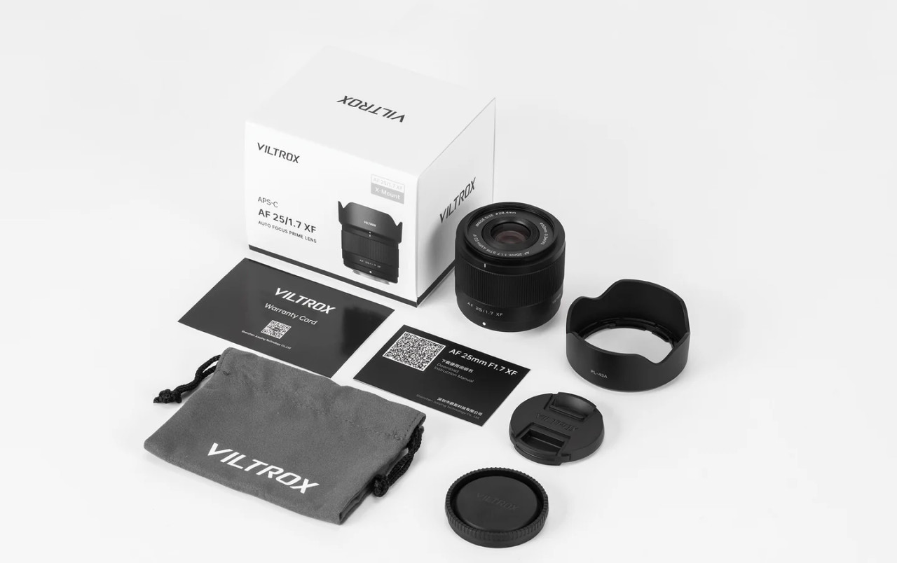 Viltrox AF 25mm f/1.7 Air APS-C Lens for Fujifilm X-Mount 輕量級