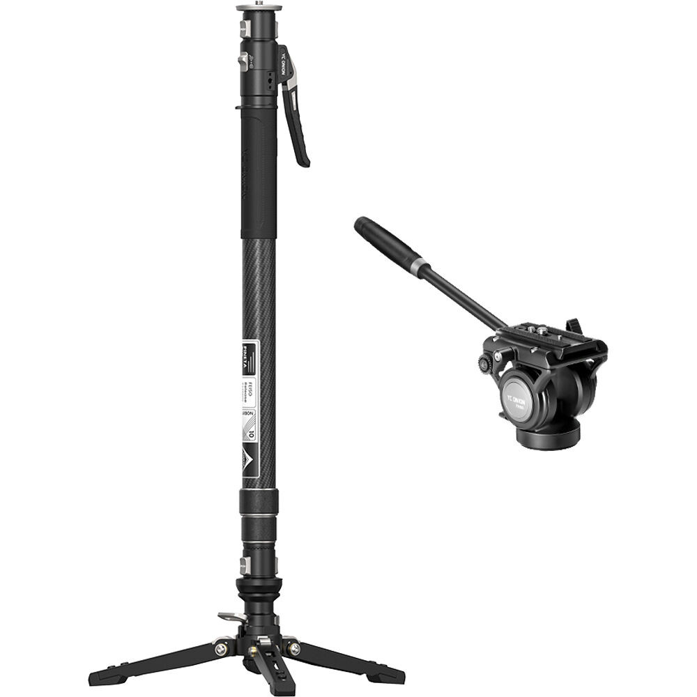 YC Onion 洋蔥工廠PINETA Pro Carbon Fiber Monopod with FH60S Fluid
