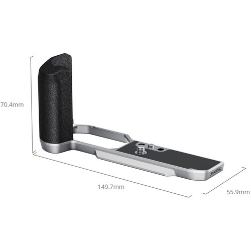 SmallRig 5706 L-Shape Handle for Nikon Z f (Silicone, Silver) L型