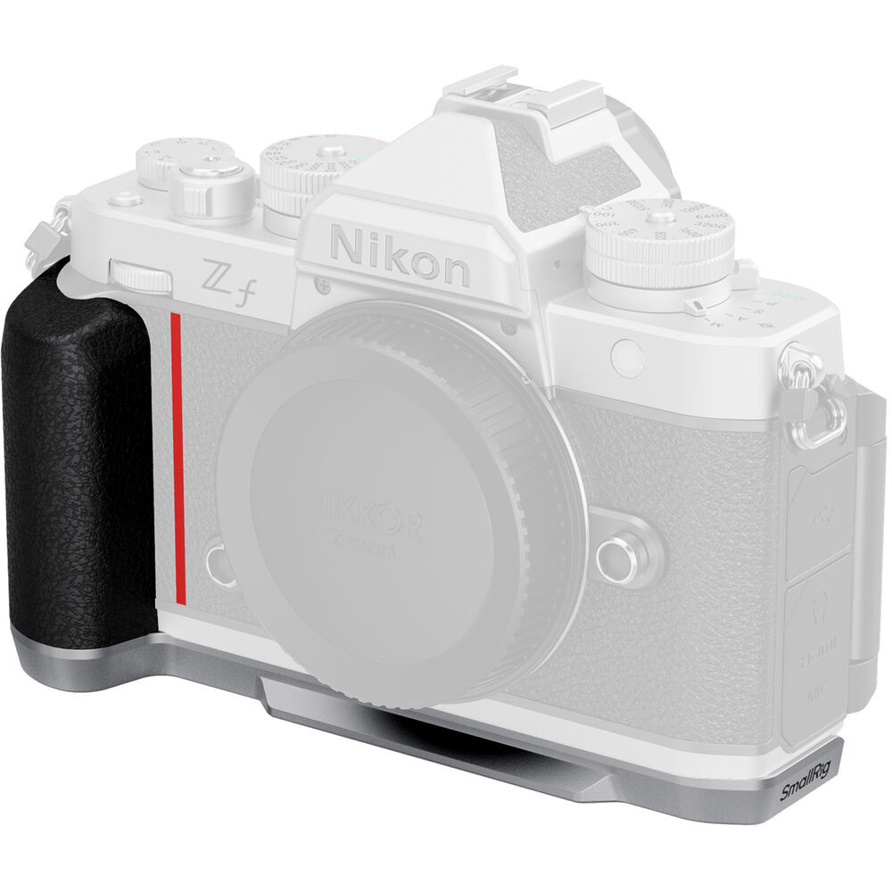SmallRig 5706 L-Shape Handle for Nikon Z f (Silicone, Silver) L型
