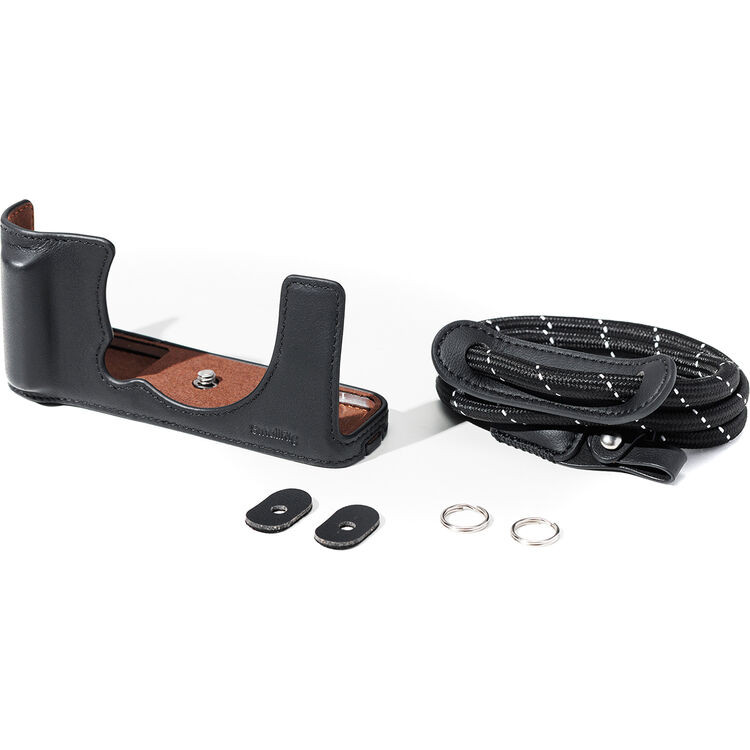 SmallRig 5450 Leather Half Case Kit for FUJIFILM X-E5 Black 相機皮