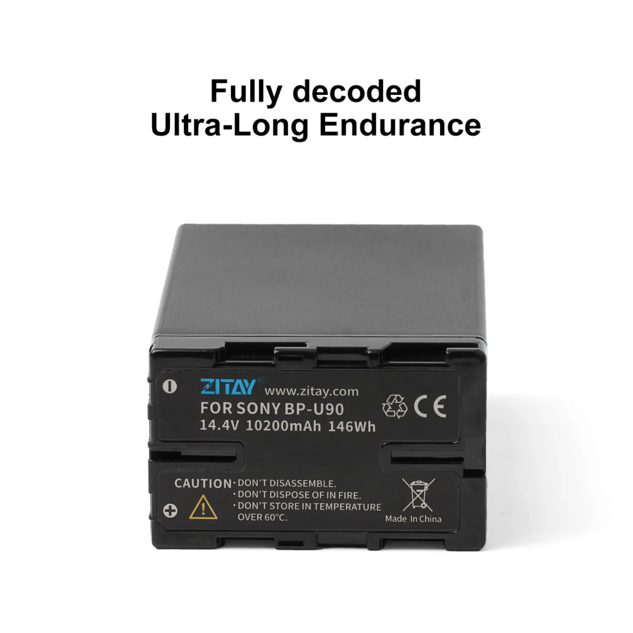 Zitay 希鐵BP-U90 Battery for Sony Z380 Z280 U35 FX6 FX9 Z190 電池