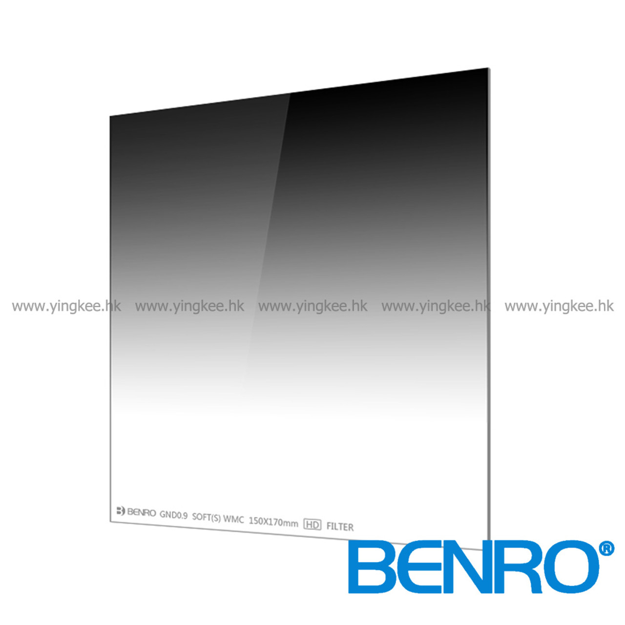 Benro百諾GND Gradient ND SOFT(S) WMC 150x170mm 玻璃方形漸變中灰濾光鏡