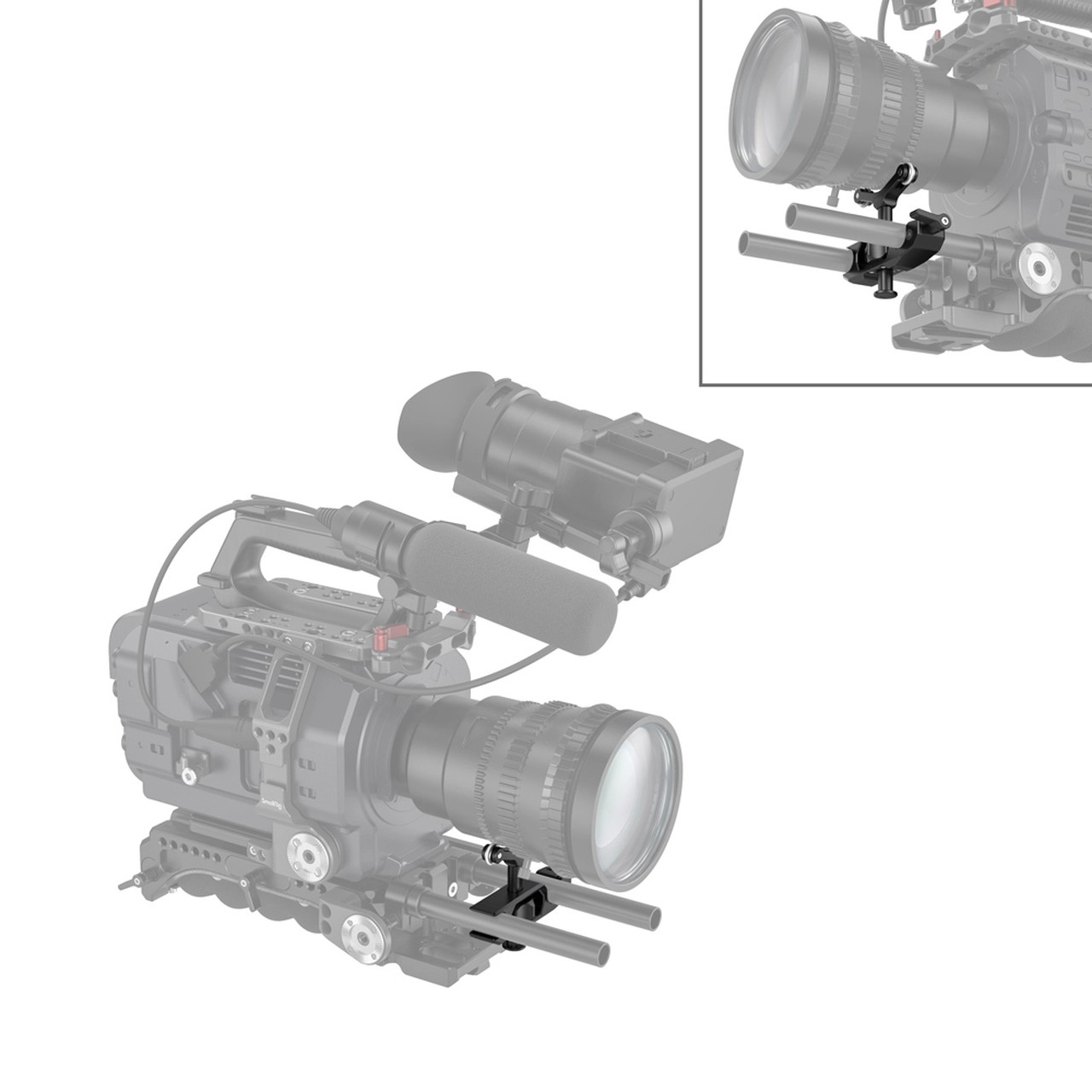 SmallRig Universal 15mm LWS Rod Mount Lens Support 2152B