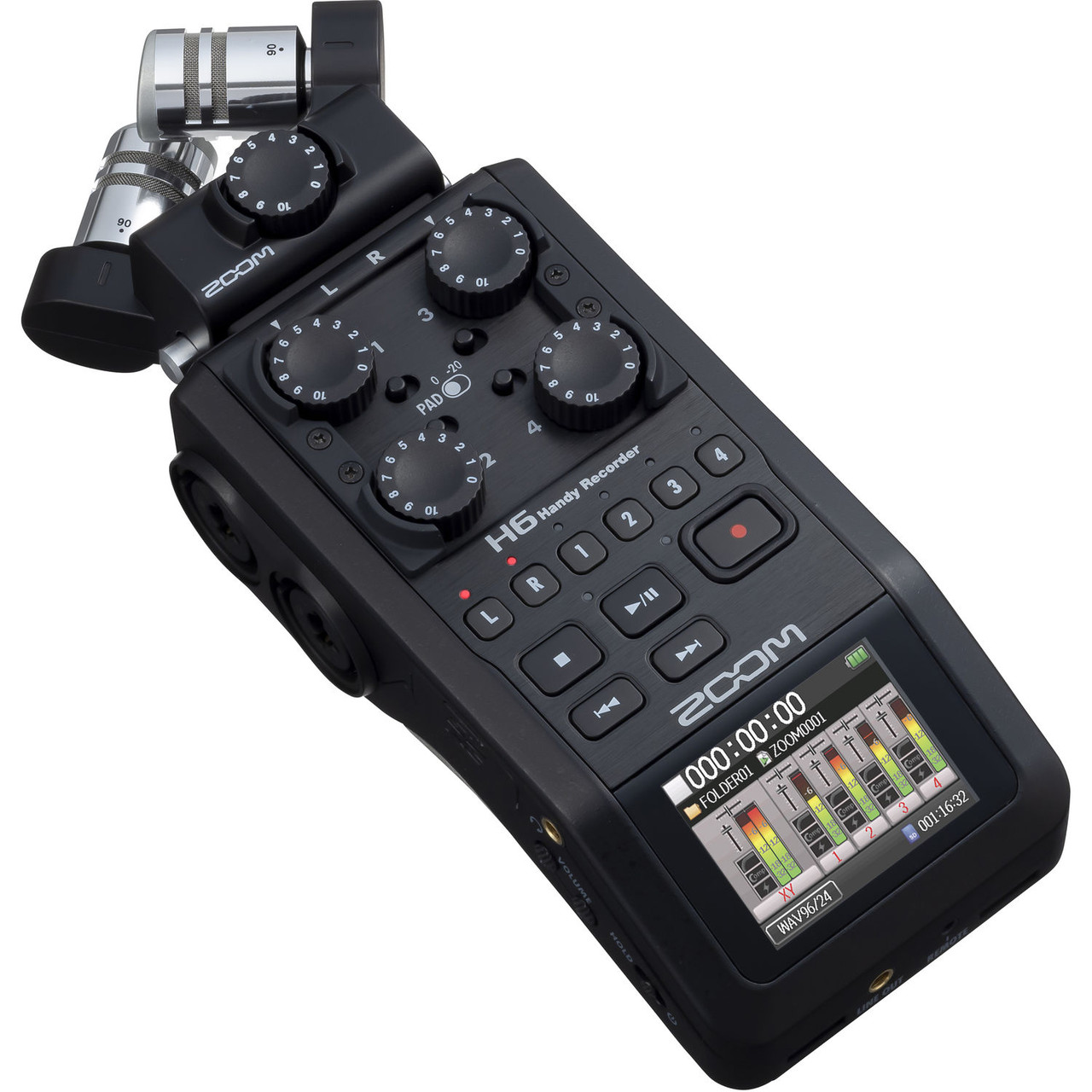 Zoom H6 Black 6-Track Portable Handy Recorder 手提數位錄音機