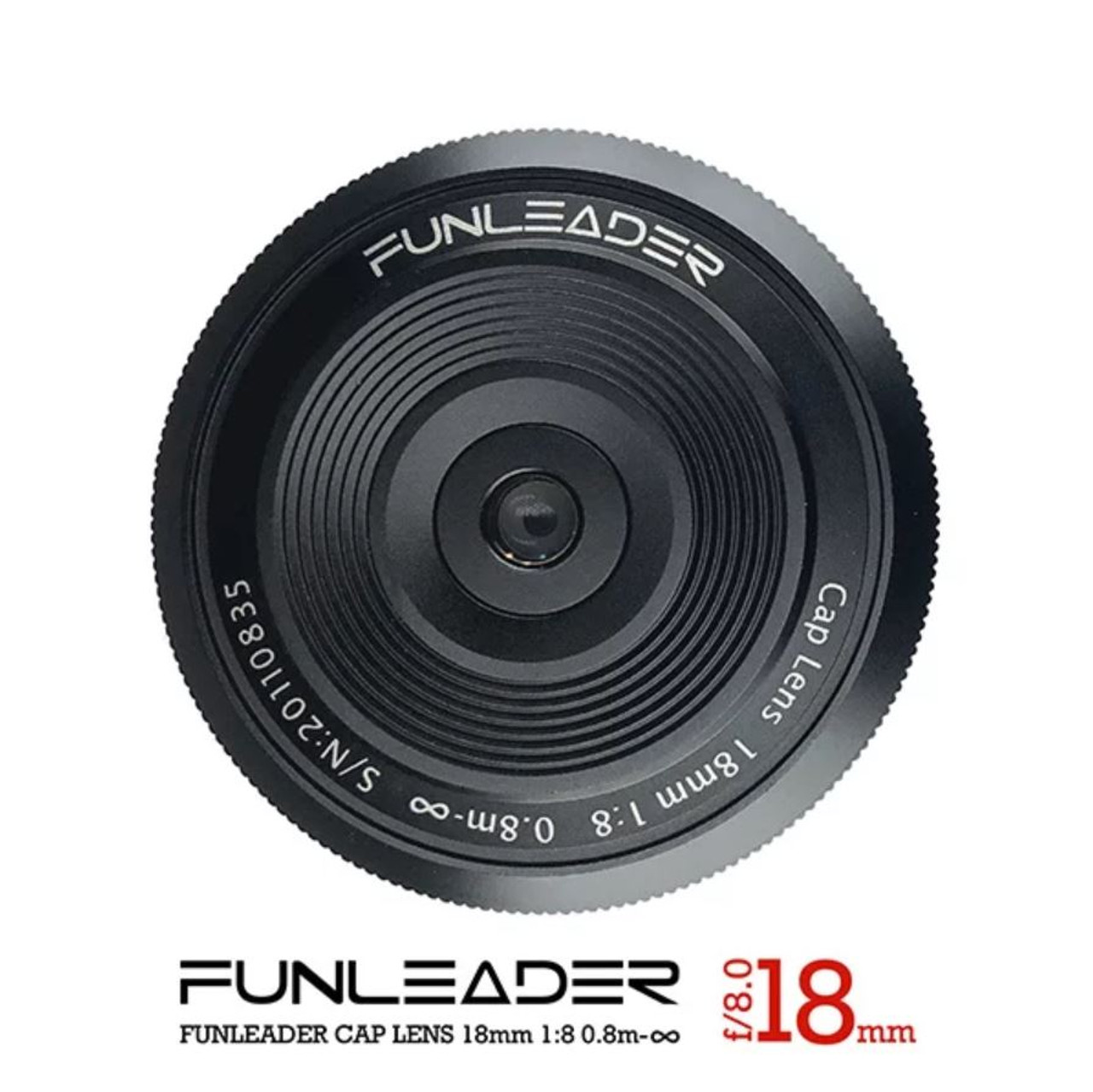 FUNLEADER CAP LENS 18mm Xマウント 美品 - レンズ(単焦点)