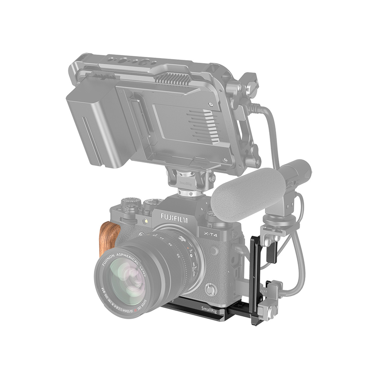 Fuji Xt4 Atomos Ninja V SmallRig L Bracket For FUJIFILM X-T4
