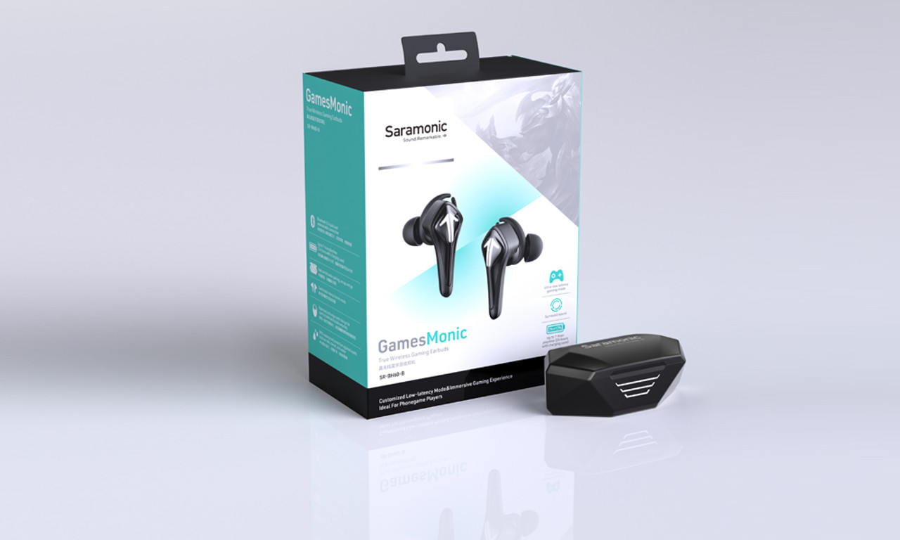 Saramonic GamesMonic BH-60-B True Wireless Gaming Earbuds 真無線