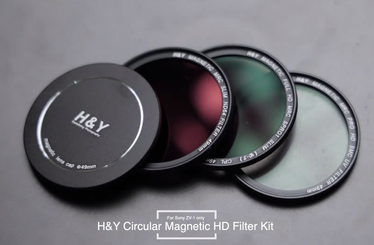 H&Y Circular Magnetic HD Filter Kit for Sony ZV-1