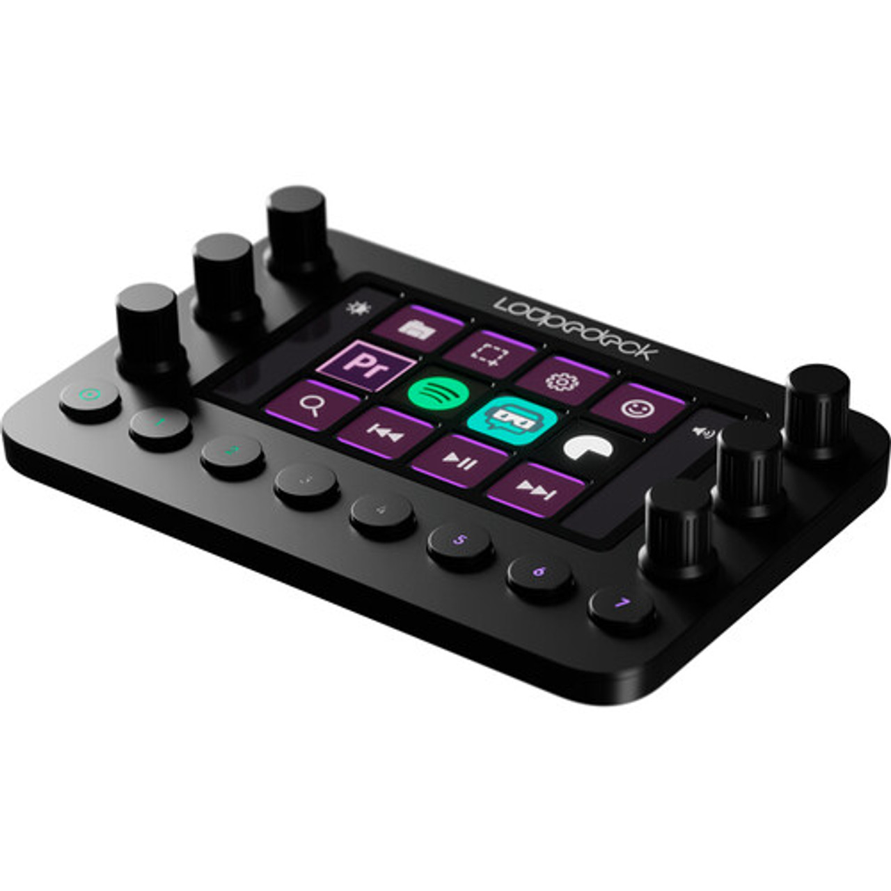 限定品 サウスセントラルモールLoupedeck Live ライブ配信 写真 ビデオ編集用のPC接続コントローラ カスタマイズ可能なボタン  ダイヤル タッチスクリーン