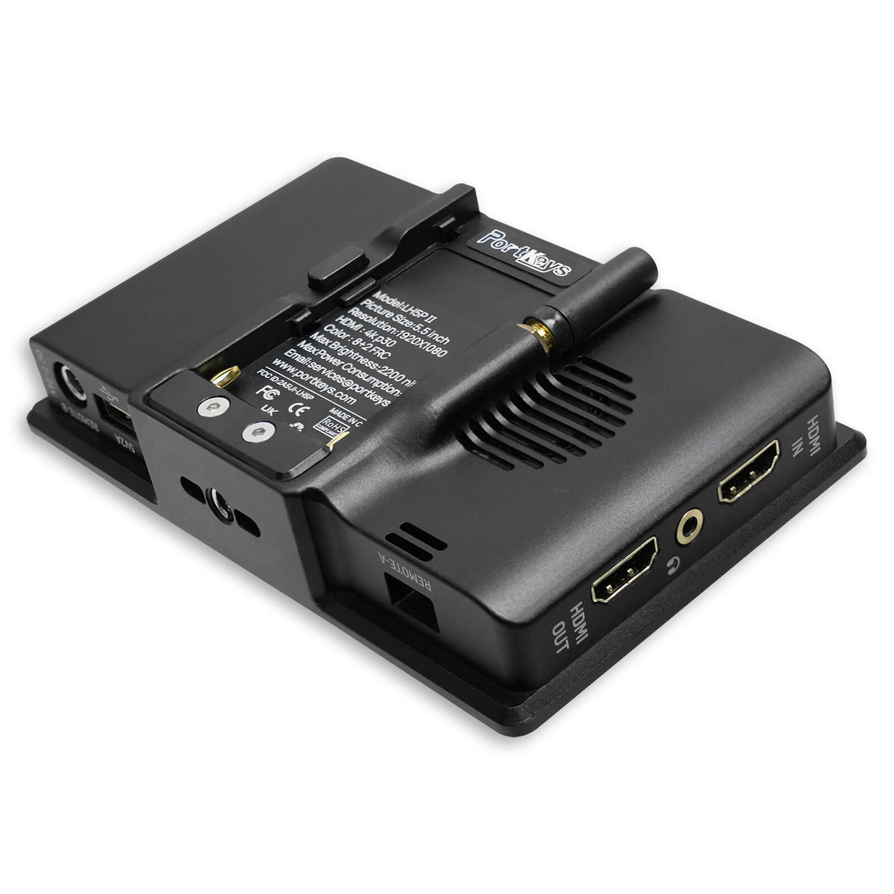 PortKeys LH5P Ⅱ カメラ用モニター&専用ゲージ付き Portkeys LH5P II 4K HDMI 5.5