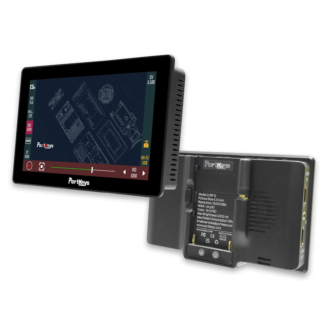 Portkeys LH5P II 4K HDMI 5.5