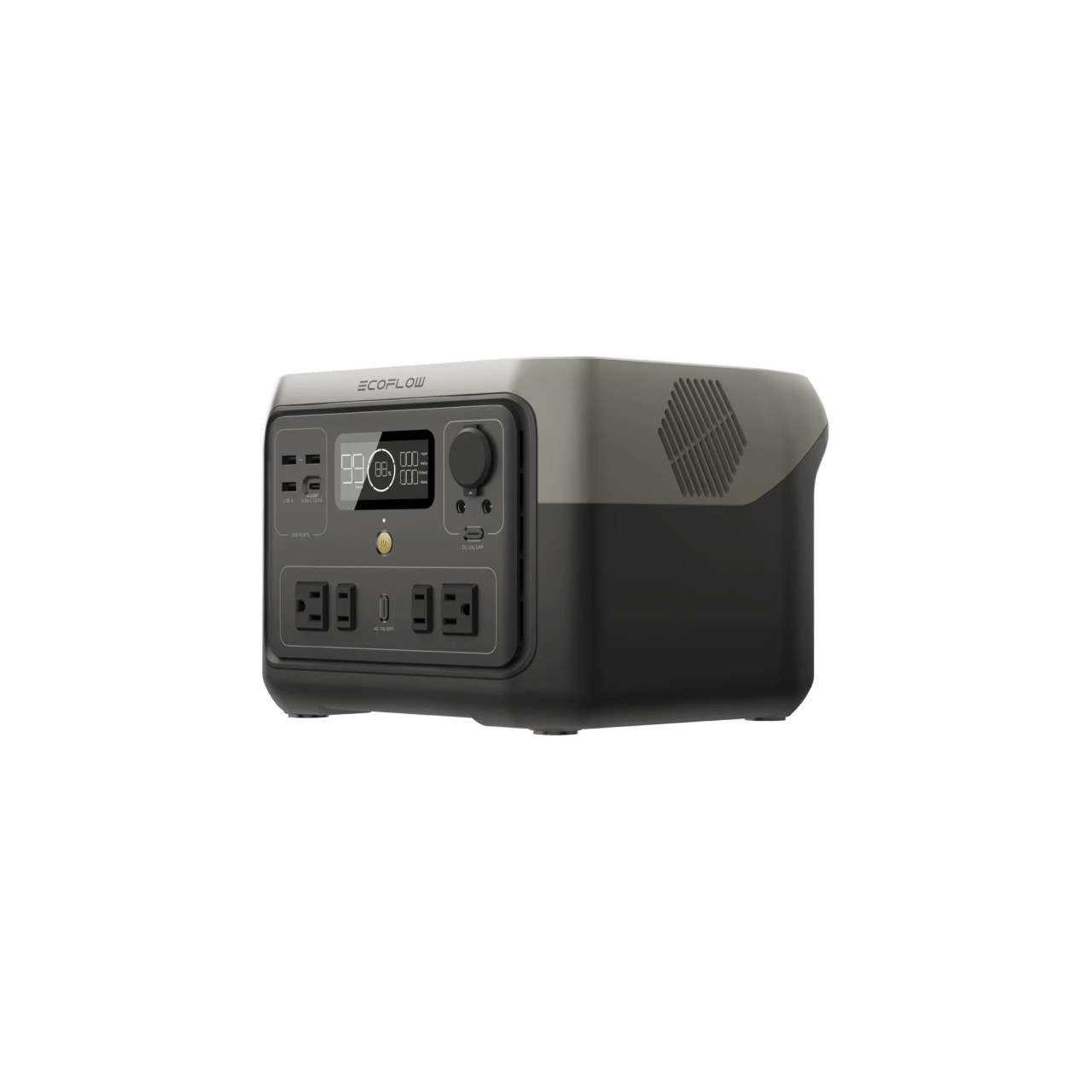 大容量　ECOFLOW 2 MAX 512wh ECOFLOW ポータブル電源 リン酸鉄 EcoFlow RIVER 2 Max 大容量