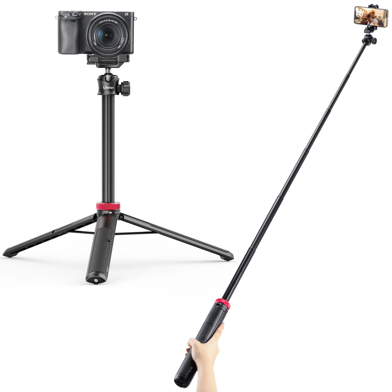 Ulanzi MT-44 Extendable Vlog Tripod 伸縮三腳架自拍桿