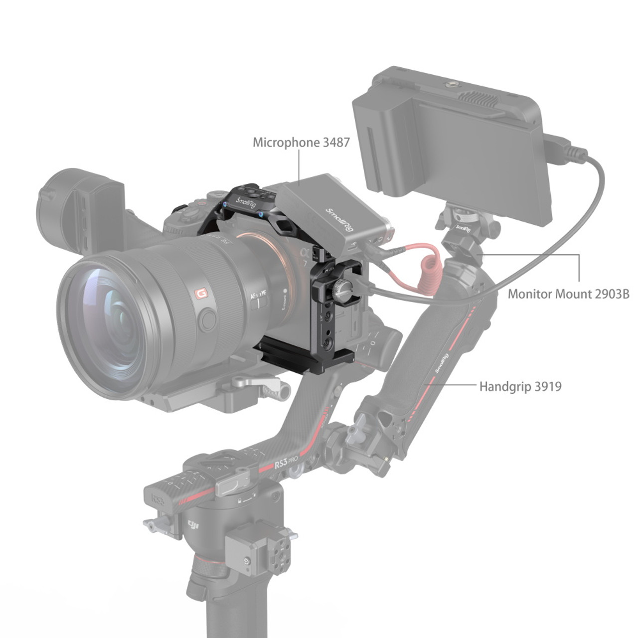 SmallRig 3710 Rhinoceros Advanced Cage Kit for Sony A7RV / A7IV 