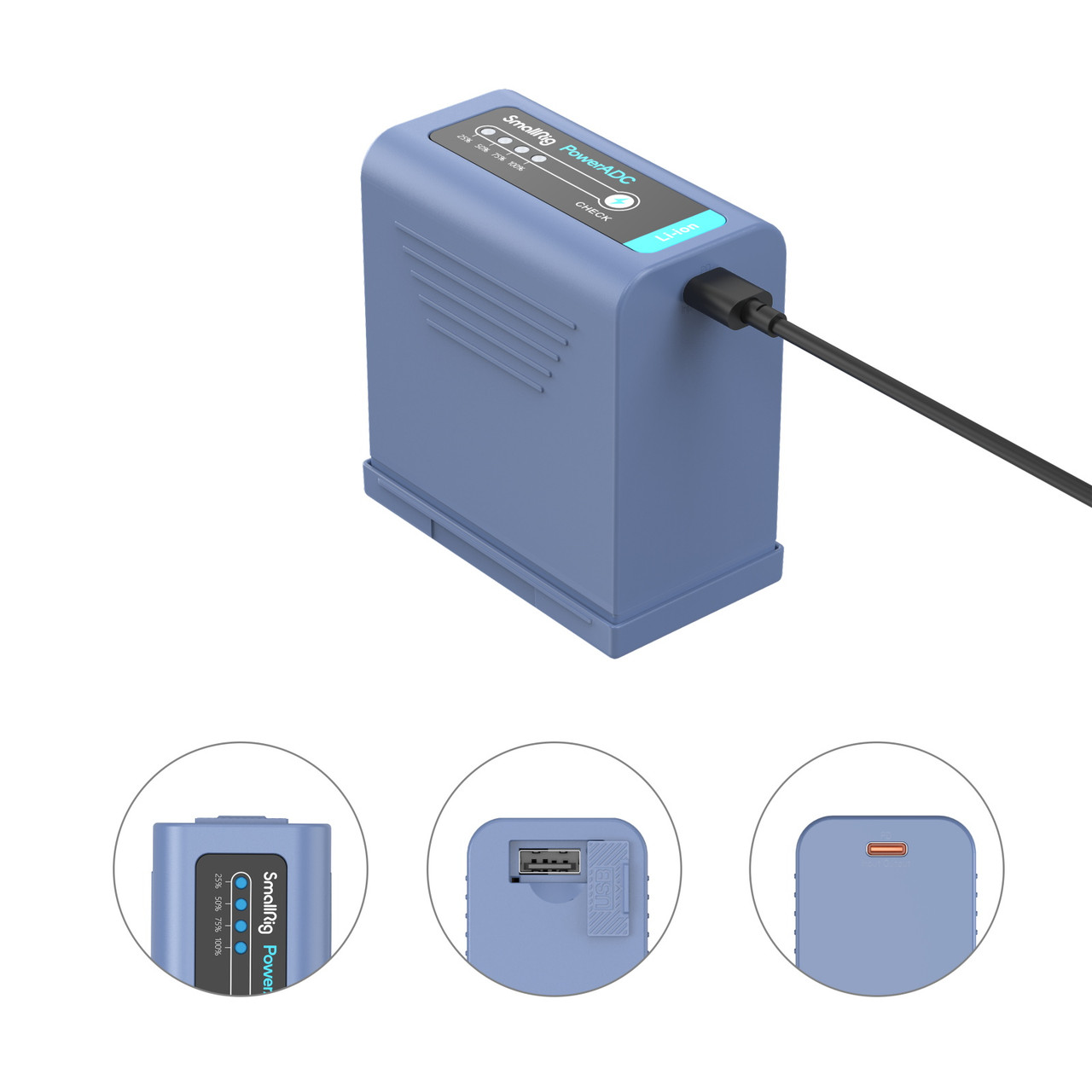 Smallrig NP-F970 USB-C Rechargeable Camera Battery 4267 充電相機電池
