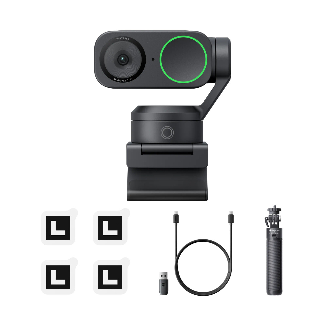 Insta360 Link 2 Tripod Bundle 腳架套裝- Yingkee Photo