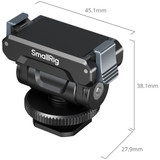 SmallRig 5436 Quick Release Support with Cold Shoe Adapter for DJI Osmo Action 5 Pro / 4 / 3 快拆支架連冷靴轉接座