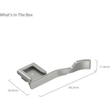 SmallRig 4818 Thumb Grip for Sony a7C II, a7CR & a7C Silver 拇指手柄 (銀色)
