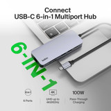Belkin Connect USB-C 6合1 高速多媒體集線器 圖片 2