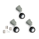 Manfrotto 018 Caster Set of 3 for 22mm Stand Legs 22mm燈架腳輪三個裝 圖片 2