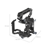SmallRig 6779 Sony FX5 手持套籠連 D-Style 頂部手柄及 V-Mount 電池板 尺寸及結構