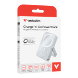 Verbatim 32266 10000mAh 玻璃面磁吸充電池 - 藍色 — 產品外觀及細節 1
