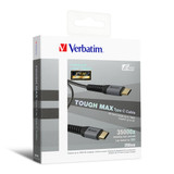 Verbatim 66066 Tough Max USB-C 至 USB-C 充電線 2m - 太空灰 — 包裝圖 1