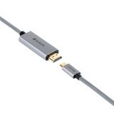 Verbatim 65709 USB-C 3.1 至 HDMI 4K 線 2m - 灰色 — 產品外觀及細節 1