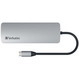 Verbatim 66911 八合一 USB-C 擴展器 - 灰色 — 產品外觀及細節 1