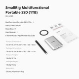 SmallRig 6292 5-in-1 Multifunctional Magnetic Portable SSD 1TB 磁吸外置硬碟 23