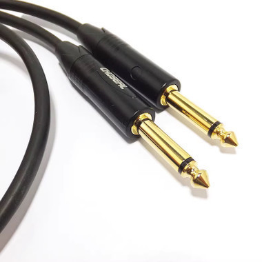 Choseal 秋葉原 6.35mm TS Male to 6.35mm TS Male cable 20m