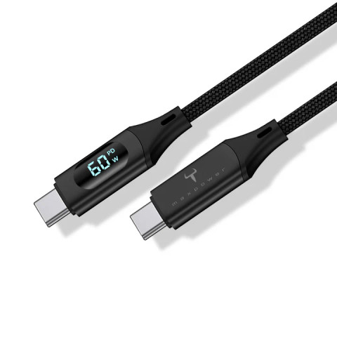 牛魔王 Maxpower ER60D 3A 60W USB-C Charging Cable 充電線 1m