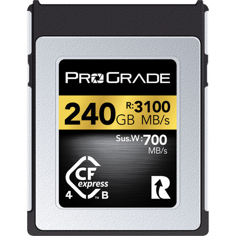 ProGrade Digital CFexpress Type B 4.0 Memory Card Gold 記憶卡 (240GB)