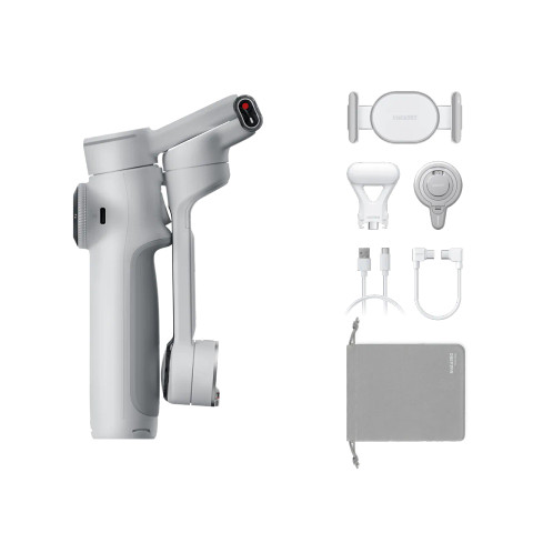 Insta360 Flow 2 Pro Creator Bundle Stone Gray 智能手機穩定器創作者套裝 (淺灰色)