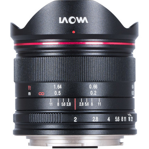 LAOWA 7.5mm f/2 超廣角大光圈MFT鏡頭 (無人機版, 黑色)