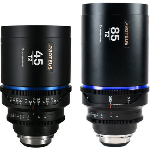 LAOWA Proteus 2X 變形電影鏡頭系列 Bundle 45mm & 85mm 藍色 (英尺)