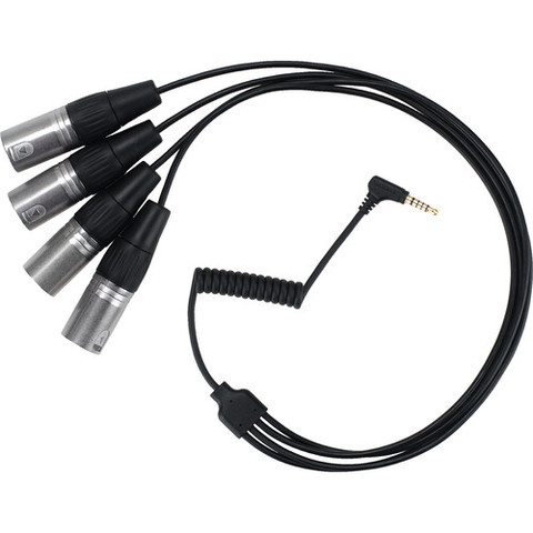Saramonic SR-C2026 3.5mm TRRRS Male to Quad XLR Male Output Cable for Wireless Receivers