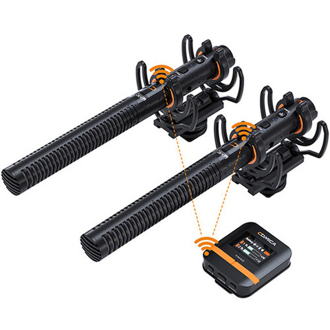 Comica VM40 Super Cardioid Dual-Channel Wireless Shotgun Microphone 2-Person Combo 雙人無線槍型咪高峰系統