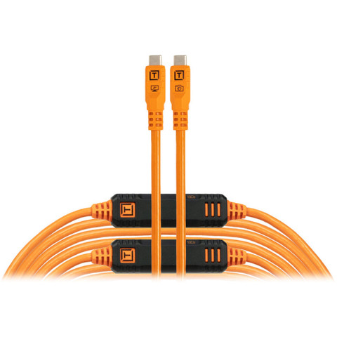 Tether Tools TetherPro CUC31G2-ORG USB-C to USB-C 3.2Gen2 Optima-10Gbps 數據線 9.4m