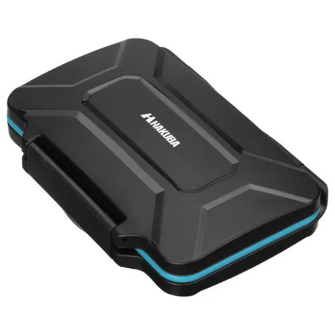 Hakuba DMC-22SD12 Hard Memory Card Case Blue 防撞記憶卡收納盒 (藍色)