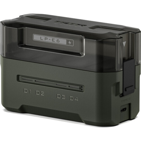 Tilta 鐵頭 TBC-E6-GN Charging Station for Canon LP-E6 便攜式充電盒