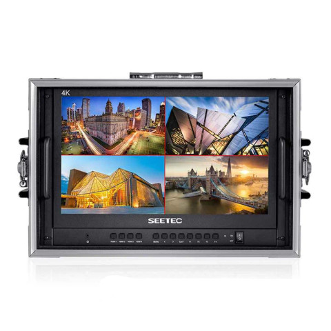Feelworld Seetec ATEM156-CO 15.6" Live Streaming Broadcast Director Monitor With Carry-on Aluminum Case 廣播級導演監視器 (連鋁製箱套裝)