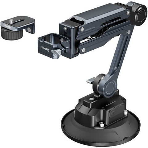SmallRig 5123 Shock Absorber Support with Electronic Suction Cup 電子氣壓攝錄吸盤連減震臂