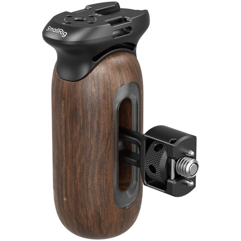 SmallRig 5238 Wooden Side Handle with Two-in-One 1/4"-20 and 3/8''-16 Screw 木製側手柄 (配備二合一螺絲系統)