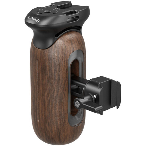 SmallRig 5239 Wooden Side Handle with NATO Clamp 木製側手柄 (配備快拆夾具)