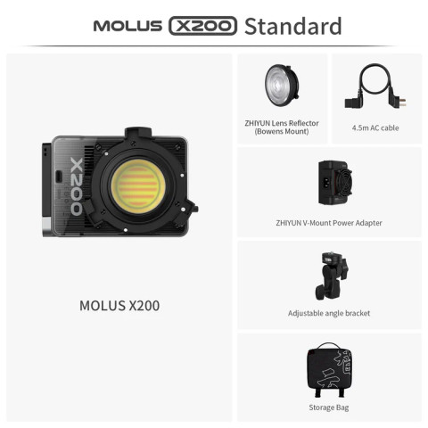 Zhiyun 智雲 Molus X200 LED Standard 迷你雙色補光燈 (標配版)