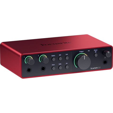 Focusrite Scarlett 2i2 4th Generation USB-C Audio Interface 錄音介面