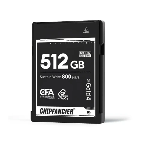 CHIPFANCIER x Mediastorm CFexpress Type B 4.0 Gold 記憶卡 (512GB)