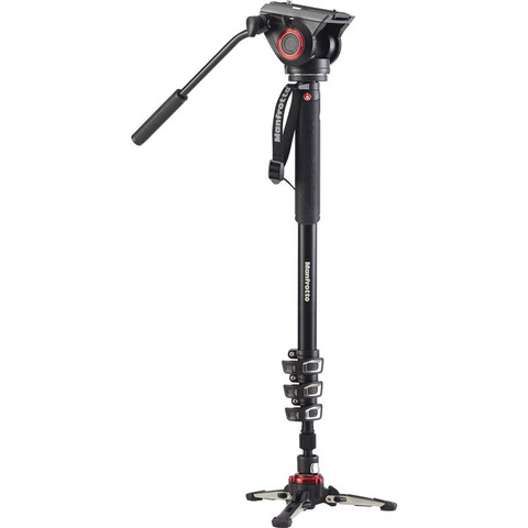 Manfrotto MVMXPRO500 Aluminum Video Monopod 攝影鋁製四節單腳支